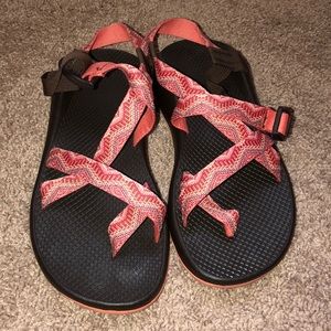 Pink chacos